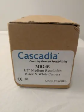Cascadia Mb24e Altsys/honeywell Security Camera Black/white #mb24e 1/3 Inch Medium Resolution