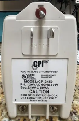 25VAC-50VA CPI Vac Transformer