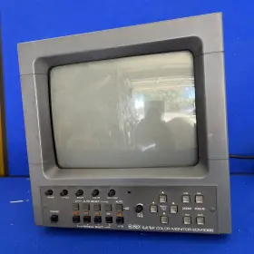 Elbex Ecm1095 10 Inch Crt Color Cctv Security Video Monitor Powers On Please Read