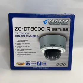 Ganz Zc-dt8312nha-ir Zc-dt8000 Ir Series Dome Outdoor Weatherproof Day/night Cctv Camera