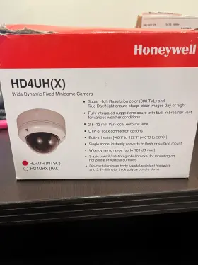 HD4UH HONEYWELL Dome Mount Cctv Ir Video Camera