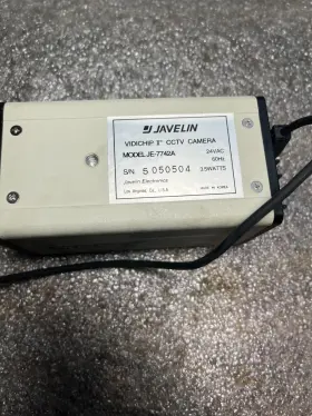 JE-7742A JAVELIN Ccd Vidichip Cctv Camera #2