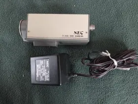 Nec T1-23a Ccd Camera With Power Supply And Lens Adapter
