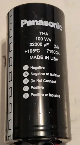 7190C4 PANASONIC Tha Wv Capacitor