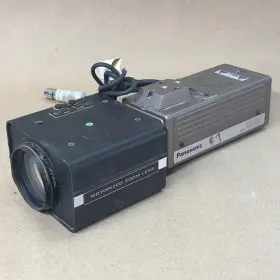 Panasonic Bd-404 Cctv Wv-bd404 Monochrome Camera With Pelco Tvj6ac Motorized Zoom Lens