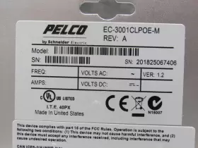 EC-3001CLPOE-M PELCO Schneider Electric Ethernet Coaxial #3