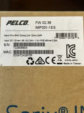 IMP331-1ES PELCO Sarix Pro Env Dome Security Camera