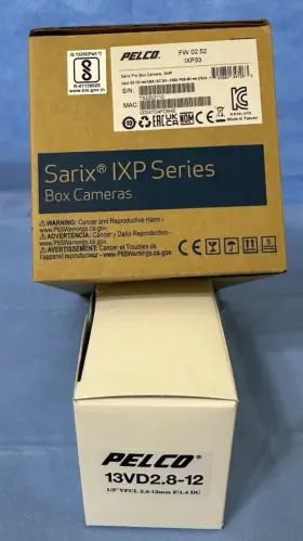 IXP33 PELCO Box Ip Security Camera Lens