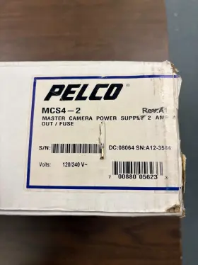 MCS4-2 PELCO Master Camera Power Supply