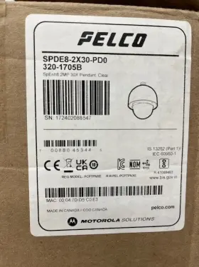 Pelco Spde8-2x30-pdo-320-1705b