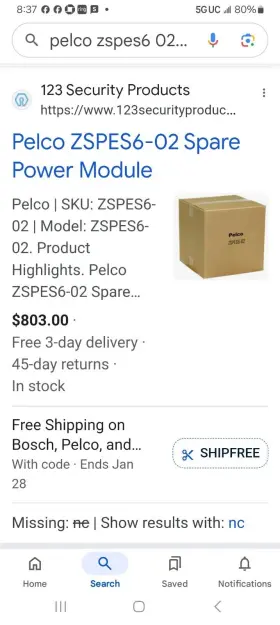 ZSPES6 PELCO Power Base #2