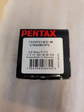 Pentax Ts3vp213ed-m Varifocal Plus Cctv Lens - New