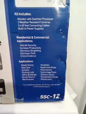 SSC12 PHILIPS Samsung Observation Ccd Monitor Cameras Ec #3