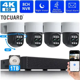 SC46 TOGUARD Poe Security Camera Ptz Human Tracking Hybrid