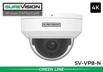 Surevision Sv-vp8-n 4k Ip Network Wired Dome Security Camera Indoor/outdoor. Fixed Price $200.00.