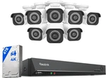 Reolink 4k Security Camera System With 8 Cameras & 4tb Hdd For 24/7 Monitoring. Fixed Price $1558.99.