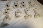 Security Camera Mounting Bracket, Pelco, Wbova2(5), Em1512(3), Em16(1), Lot Of 9. Fixed Price $65.00.