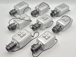 Lot Of 8 Dsp Sony Super Had Ccd Color Video Camera Untested Model Gn255 W/lenses. Fixed Price $99.00.