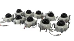 Lot Of 10 Pelco Is20-chv10f Color Cctv Camera Lens Smoked Dome. Fixed Price $149.99.