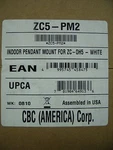 Cbc - Indoor Surveillance Camera Housing Pendant Wall Mount Cap Zc5-pm2 *new*. Fixed Price $49.00.