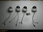 Honeywell Hd4d3 12-24v Dome Security Camera (lot Of 4). Fixed Price $120.00.