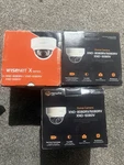 3 Wisenet Xnd-6080rv Wired Outdoor/indoor Dome Security Cameras. Fixed Price $200.00.