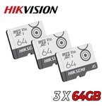 Hikvision 64gb Micro Sd Card (tf) 3pcs , Memory For Ip/poe/wifi Camera/dash Came. Fixed Price $37.98.