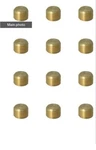 Jmf 1200 Psi Yellow Brass Counter Sunk Plug 1/4 Mpt Dia. In. (pack Of 12). Fixed Price $19.99.