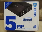 Speco 5 Mp Ip Encoder With Advanced Analytics For Analog & Hd-tvi Cameras O5e1. Fixed Price $158.00.