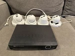 Poe Network Video Recorder W/ 4 Turret Ip Cameras $1600 New!. Fixed Price $299.99.