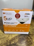 Digital Watchdog Dwc-v7553w 5mp Star-light Plus Vandal Dome Camera Night Vision. Fixed Price $154.00.