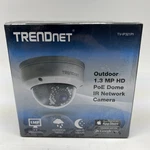 Trendnet Tv-ip321pi Outdoor 1.3 Mp Hd Poe Dome Ir Network Camera - New Sealed. Fixed Price $49.99.