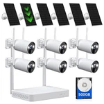 Toguard 4mp Wireless Home Security Camera System 10ch Nvr 6pcs Solar Ip Cameras. Fixed Price $337.74.