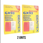 Qty 2 Gentex Gx93-w 12/24v Remote Audible Signaling Appliance Part 904-1277-002. Fixed Price $18.00.