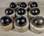 Lot Of 9x Arecont Vision Av3256pmir-s Megadome2 3mp 21 Fps, Wdr, Ir, 3-3mm, H264. Fixed Price $100.00.