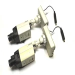 (2) Pelco Cc3710uh-6 Cctv Ultra High Res Dsp Color Security Cameras W/mounts. Fixed Price $49.29.