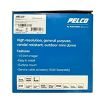 Pelco Schneider Electric Fd5-dwv10-6 Hi Res Vandal Resist Outdr Mini Dome Camera. Fixed Price $399.97.